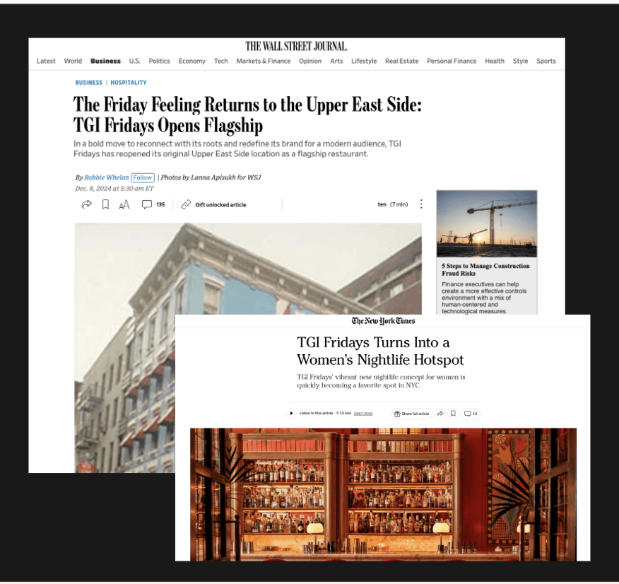 Reopened Flagship in NYC